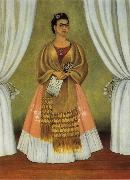 Frida Kahlo Between Cloth oil painting artist